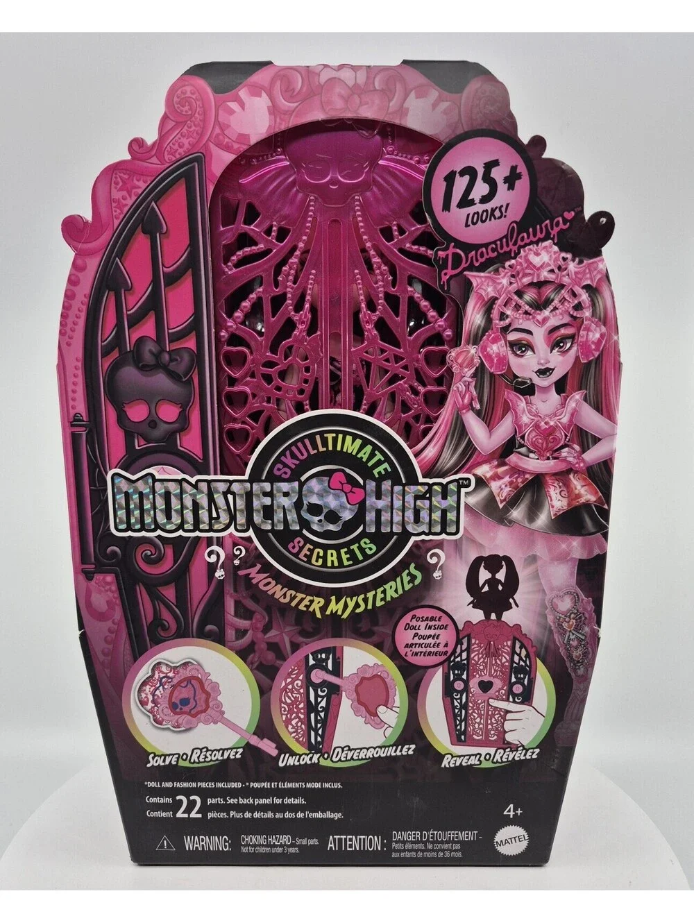 Monster High Skulltimate Secrets Garden Mysteries Draculaura Doll 125+ Looks New